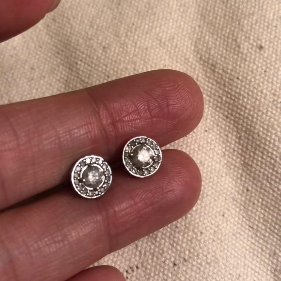 💎 Pompeii 3 1 ct. tw. 14k gold screw back earrings - Picture 2 of 16